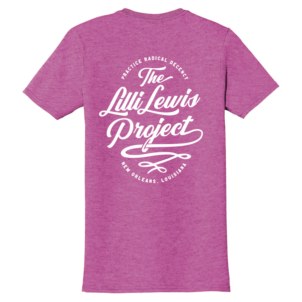 The Lilli Lewis Project Logo T-SHIRT - Purple